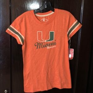 UM Sports women’s orange tee, size Medium
